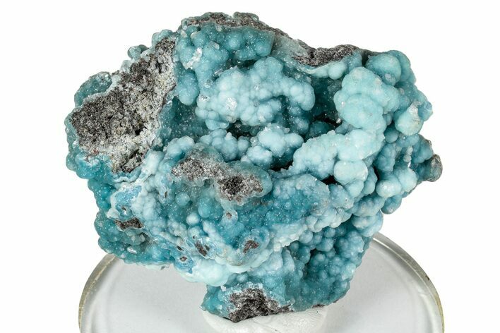 Sparkling, Vibrant Blue Hemimorphite - M'fouati Mine, Congo #243514